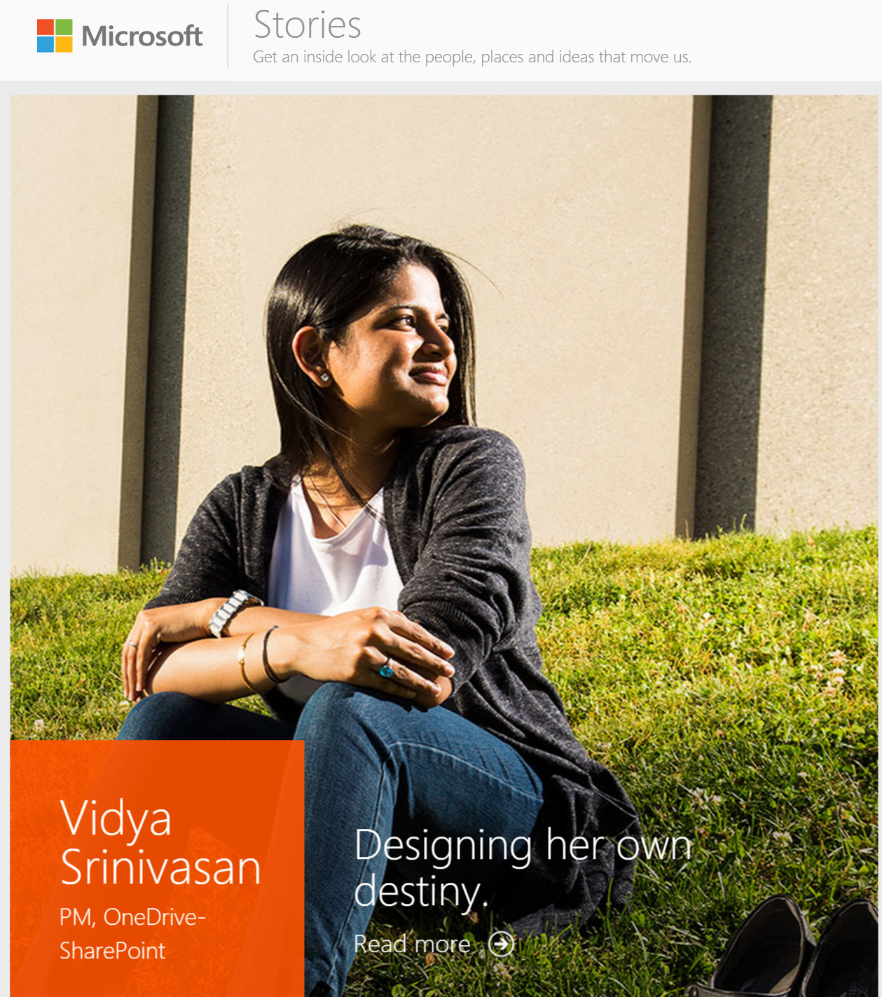 Microsoft Stories feature