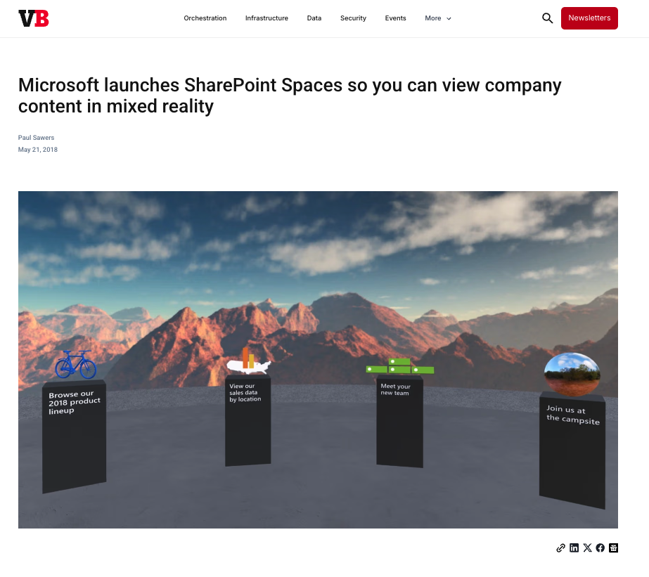 VentureBeat feature